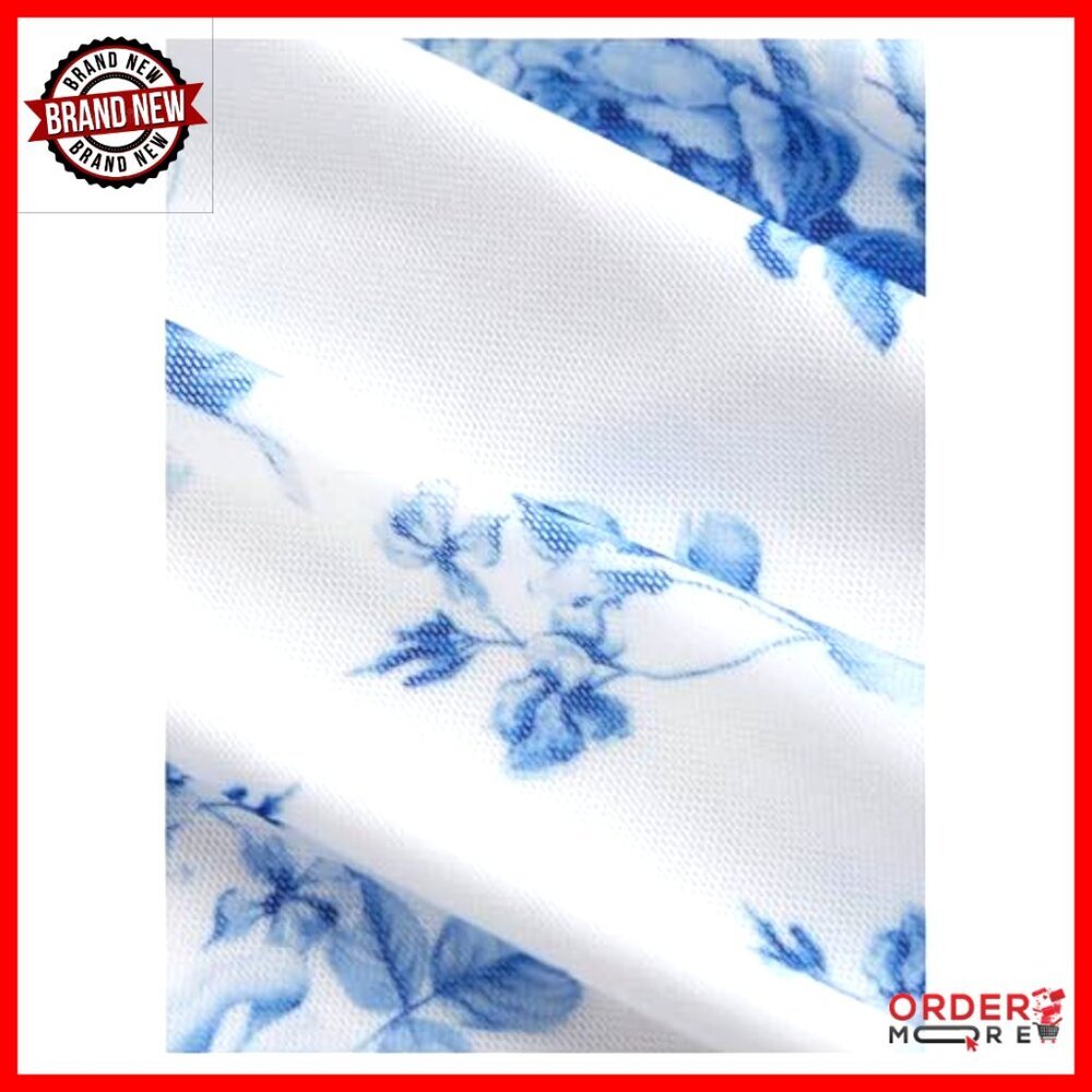 Floral Ruched Midi Dress Elegant Cocktail Party Wedding Guest Formal Wear - Picture 3 of 4